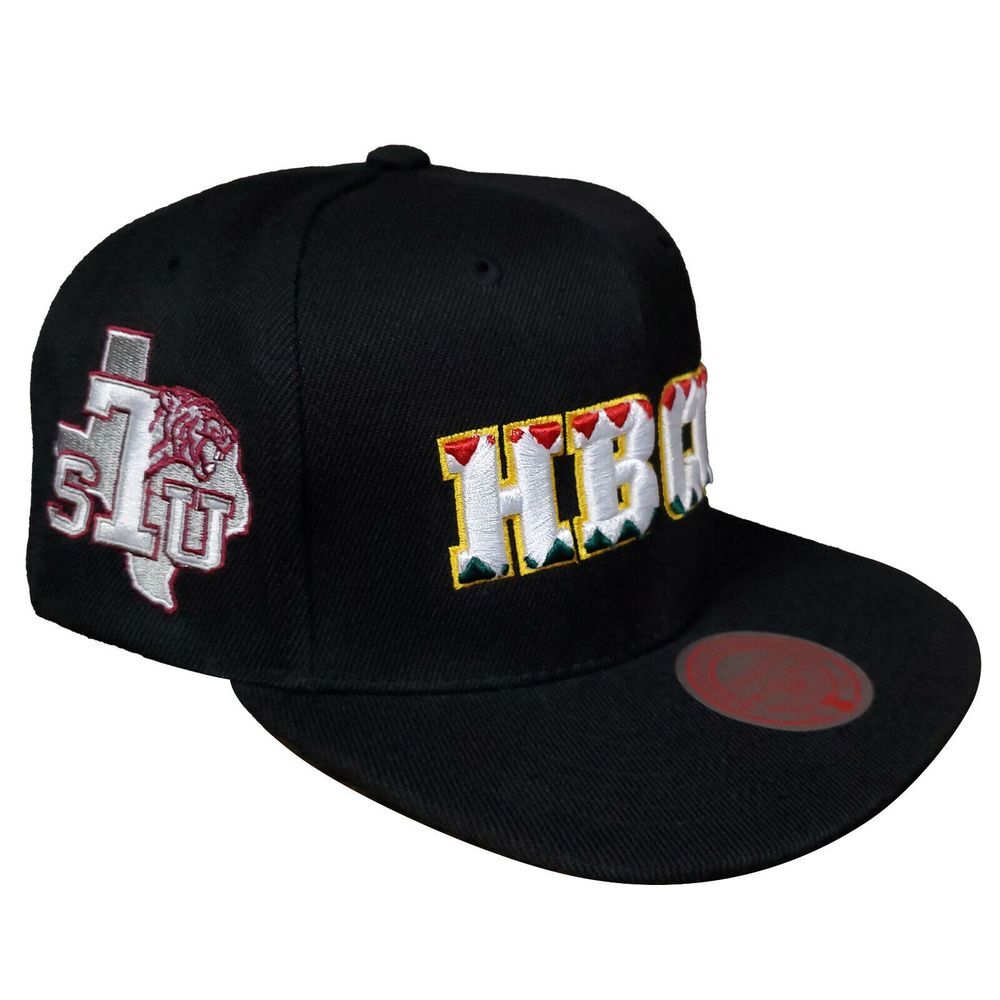 TSU Tigers Mitchell & Ness HBCU Snapback‎ Hat Cap 3D Logo Black Wool NWT